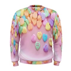 Valentine Day Heart Capsule Men s Sweatshirt