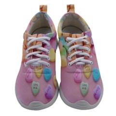 Valentine Day Heart Capsule Women Athletic Shoes by artworkshop