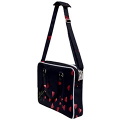 Valentine Day Heart Flower Cross Body Office Bag by artworkshop