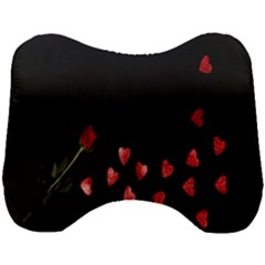 Valentine Day Heart Flower Head Support Cushion