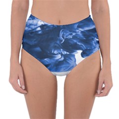 Moving Water And Ink Reversible High-waist Bikini Bottoms by artworkshop
