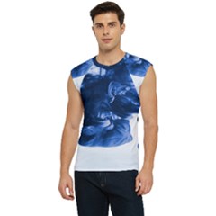 Moving Water And Ink Men s Raglan Cap Sleeve Tee by artworkshop