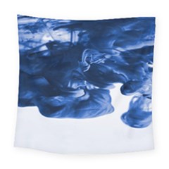 Moving Water And Ink Square Tapestry (large) by artworkshop