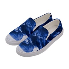 Moving Water And Ink Women s Canvas Slip Ons by artworkshop