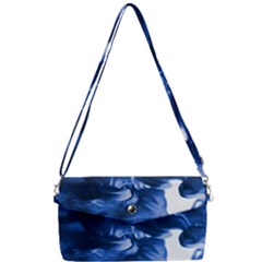 Moving Water And Ink Removable Strap Clutch Bag by artworkshop