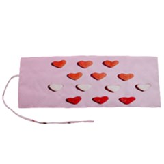 Lolly Candy  Valentine Day Roll Up Canvas Pencil Holder (s) by artworkshop