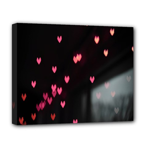 Love Valentine s Day Deluxe Canvas 20  X 16  (stretched) by artworkshop