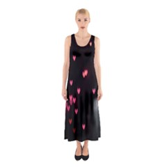 Love Valentine s Day Sleeveless Maxi Dress by artworkshop