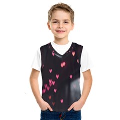 Love Valentine s Day Kids  Basketball Tank Top by artworkshop