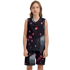 Love Valentine s Day Kids  Basketball Mesh Set