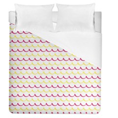 Pattern Waves Duvet Cover (queen Size) by artworkshop