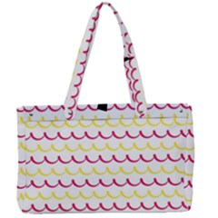 Pattern Waves Canvas Work Bag by artworkshop