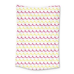 Pattern Waves Small Tapestry by artworkshop