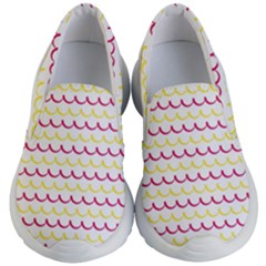 Pattern Waves Kids Lightweight Slip Ons