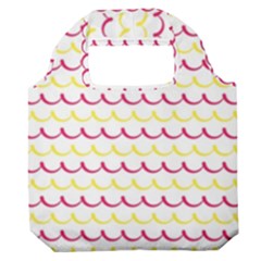 Pattern Waves Premium Foldable Grocery Recycle Bag by artworkshop