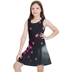 Love Valentine s Day Kids  Lightweight Sleeveless Dress by artworkshop