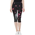 Love Valentine s Day Inside Out Lightweight Velour Capri Leggings  View1