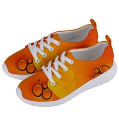 Wallpaper Liquid Bubbles Macro Orange Bright Women s Lightweight Sports Shoes by artworkshop