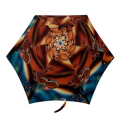 Copper Glow Mini Folding Umbrellas by artworkshop