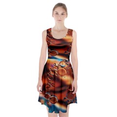 Copper Glow Racerback Midi Dress