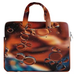 Copper Glow Macbook Pro 16  Double Pocket Laptop Bag  by artworkshop