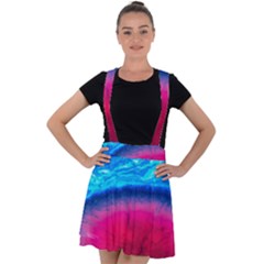 Experimental Liquids Velvet Suspender Skater Skirt by artworkshop