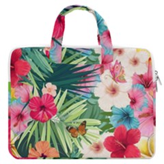 Tropical Summer  Macbook Pro 16  Double Pocket Laptop Bag 