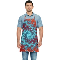 Fractal Pattern Background Kitchen Apron by danenraven