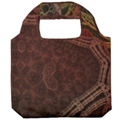 Fractal Pattern Geometric Pattern Foldable Grocery Recycle Bag by danenraven
