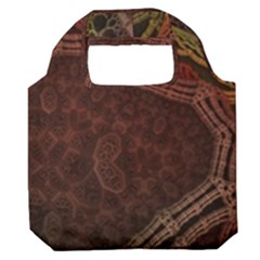 Fractal Pattern Geometric Pattern Premium Foldable Grocery Recycle Bag by danenraven