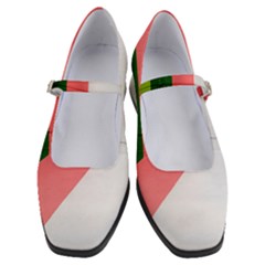 Green Pink Interior Paint Women s Mary Jane Shoes by artworkshop