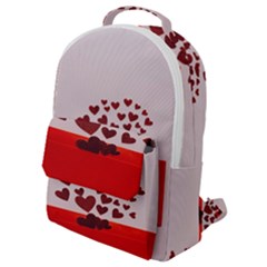 Love Envelope Logo Valentine Flap Pocket Backpack (small) by artworkshop