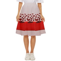 Love Envelope Logo Valentine Classic Short Skirt by artworkshop