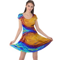 My Bubble Project Cap Sleeve Dress