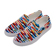 Pattern Wallpaper Women s Canvas Slip Ons by artworkshop