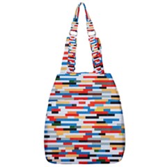 Pattern Wallpaper Center Zip Backpack by artworkshop