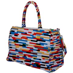 Pattern Wallpaper Duffel Travel Bag by artworkshop