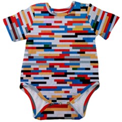 Pattern Wallpaper Baby Short Sleeve Bodysuit by artworkshop