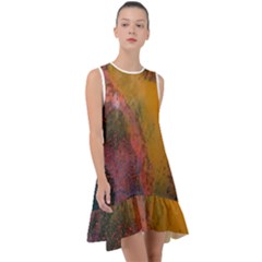 Pollock Frill Swing Dress by artworkshop