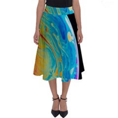 Soap Bubble Project Perfect Length Midi Skirt by artworkshop