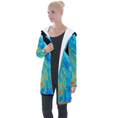 Soap Bubble Project Longline Hooded Cardigan by artworkshop