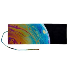 Soap Bubble Project Roll Up Canvas Pencil Holder (m) by artworkshop