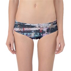 Splattered Paint On Wall Classic Bikini Bottoms by artworkshop