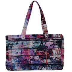 Splattered Paint On Wall Canvas Work Bag by artworkshop