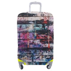 Splattered Paint On Wall Luggage Cover (medium) by artworkshop