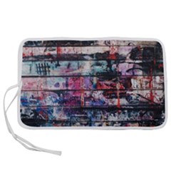 Splattered Paint On Wall Pen Storage Case (l) by artworkshop