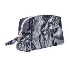 Iron Slide Wristlet Pouch Bag (medium) by MRNStudios