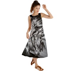 Iron Slide Summer Maxi Dress by MRNStudios