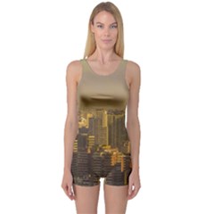 Buenos Aires City Aerial View002 One Piece Boyleg Swimsuit by dflcprintsclothing