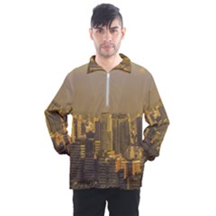 Buenos Aires City Aerial View002 Men s Half Zip Pullover by dflcprintsclothing